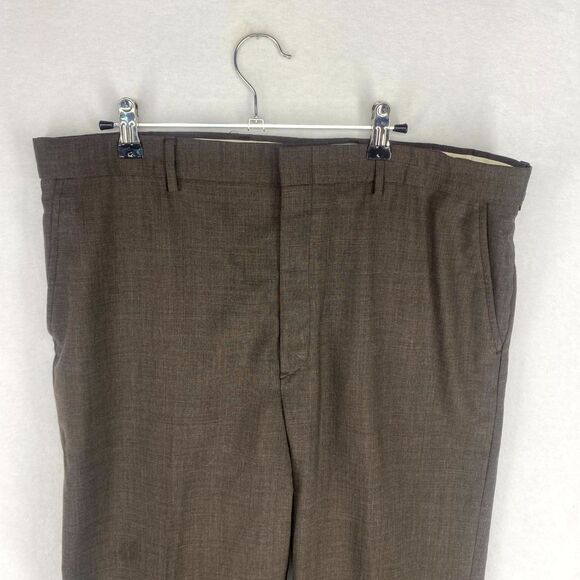Palo Savino Wool Blend Dress Pants Bremen Trousers Mens Size 37‎ Reg Cut - Picture 6 of 12